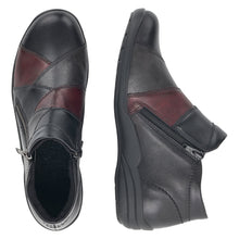 Load image into Gallery viewer, REMONTE - R7674-02 - 2 x ZIP ANKLE BOOT - Black Multi  (NEW IN)