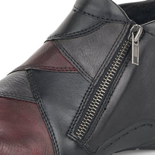 Load image into Gallery viewer, REMONTE - R7674-02 - 2 x ZIP ANKLE BOOT - Black Multi  (NEW IN)