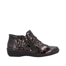 Load image into Gallery viewer, REMONTE - R7674-25 - 2 x ZIP ANKLE BOOT - Brown multi (NEW IN)