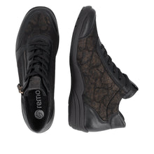 Load image into Gallery viewer, REMONTE - R7676-06  - LACE/ZIP ANKLE BOOT - Black Multi  (NEW IN)