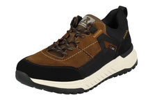 Load image into Gallery viewer, RIEKER - U0100-22 - MENS LACE-UP TRAINER/SHOE - Tobacco/Black (Water Resistant)  (NEW IN)