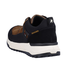 Load image into Gallery viewer, RIEKER - U0100-22 - MENS LACE-UP TRAINER/SHOE - Tobacco/Black (Water Resistant)  (NEW IN)