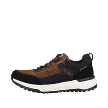 Load image into Gallery viewer, RIEKER - U0100-22 - MENS LACE-UP TRAINER/SHOE - Tobacco/Black (Water Resistant)  (NEW IN)