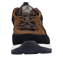 Load image into Gallery viewer, RIEKER - U0100-22 - MENS LACE-UP TRAINER/SHOE - Tobacco/Black (Water Resistant)  (NEW IN)