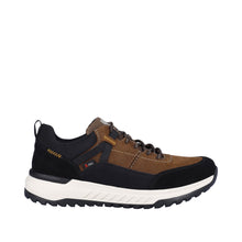 Load image into Gallery viewer, RIEKER - U0100-22 - MENS LACE-UP TRAINER/SHOE - Tobacco/Black (Water Resistant)  (NEW IN)