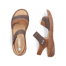 Load image into Gallery viewer, RIEKER - V2860-24 - STRAP SANDAL - Brown/Tan