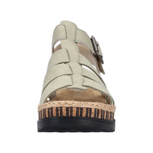 Load image into Gallery viewer, RIEKER - V7904-52 - WEDGE STRAP SANDAL - Green