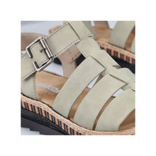 Load image into Gallery viewer, RIEKER - V7904-52 - WEDGE STRAP SANDAL - Green