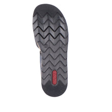 Load image into Gallery viewer, RIEKER - V7951-00 - WEDGE STRAP SANDAL - Black