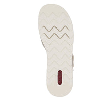 Load image into Gallery viewer, RIEKER - V7951-90 - WEDGE STRAP SANDAL - Silver/Gold/Rose