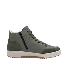 Load image into Gallery viewer, RIEKER - W0171-54 - ZIP/LACE BOOT - Khaki