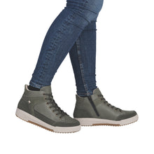 Load image into Gallery viewer, RIEKER - W0171-54 - ZIP/LACE BOOT - Khaki