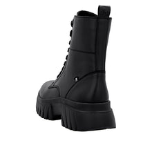 Load image into Gallery viewer, RIEKER - W1870-02 - LACE UP/ZIP BOOT - BLACK