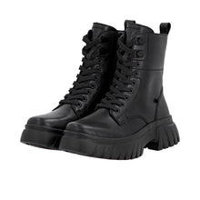 Load image into Gallery viewer, RIEKER - W1870-02 - LACE UP/ZIP BOOT - BLACK