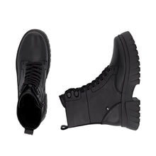 Load image into Gallery viewer, RIEKER - W1870-02 - LACE UP/ZIP BOOT - BLACK