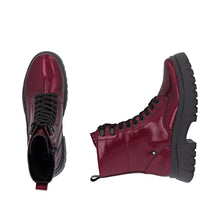 Load image into Gallery viewer, RIEKER - W1870-35 - LACE UP/ZIP BOOT - RED