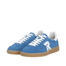 Load image into Gallery viewer, RIEKER - W2200-12 -  LACE UP SNEAKER TRAINER - Azur Blue