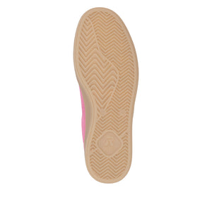 RIEKER - W2200-31 -  LACE UP SNEAKER TRAINER - Pink
