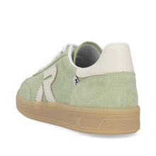 Load image into Gallery viewer, RIEKER - W2200-52 -  LACE UP SNEAKER TRAINER - Mint Green/White