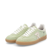 Load image into Gallery viewer, RIEKER - W2200-52 -  LACE UP SNEAKER TRAINER - Mint Green/White