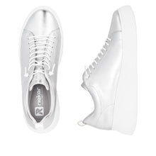 Load image into Gallery viewer, RIEKER - W2301-90 - SLIP ON BUNGEE TRAINER - Silver