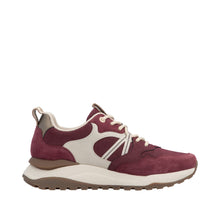 Load image into Gallery viewer, RIEKER - W2501-35 - WEDGE LACE TRAINER -  Bordeaux (NEW IN)