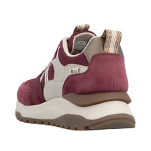 Load image into Gallery viewer, RIEKER - W2501-35 - WEDGE LACE TRAINER -  Bordeaux (NEW IN)