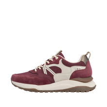 Load image into Gallery viewer, RIEKER - W2501-35 - WEDGE LACE TRAINER -  Bordeaux (NEW IN)