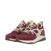 Load image into Gallery viewer, RIEKER - W2501-35 - WEDGE LACE TRAINER -  Bordeaux (NEW IN)
