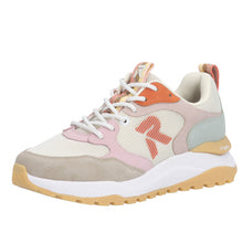 Load image into Gallery viewer, RIEKER - W2506-61 - LACE UP TRAINER - Beige Multi