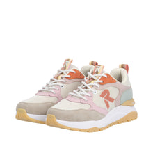 Load image into Gallery viewer, RIEKER - W2506-61 - LACE UP TRAINER - Beige Multi