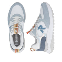 Load image into Gallery viewer, RIEKER - W2506-80 - LACE UP TRAINER - Blue Multi