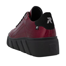 Load image into Gallery viewer, RIEKER - W2601-35 - LACE UP SNEAKER STYLE SHOE - Red