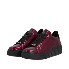 Load image into Gallery viewer, RIEKER - W2601-35 - LACE UP SNEAKER STYLE SHOE - Red