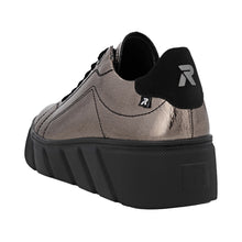 Load image into Gallery viewer, RIEKER - W2601-91 - LACE UP SNEAKER STYLE SHOE - Metallic