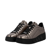 Load image into Gallery viewer, RIEKER - W2601-91 - LACE UP SNEAKER STYLE SHOE - Metallic