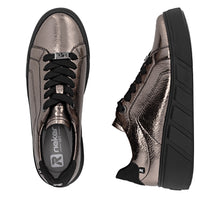Load image into Gallery viewer, RIEKER - W2601-91 - LACE UP SNEAKER STYLE SHOE - Metallic