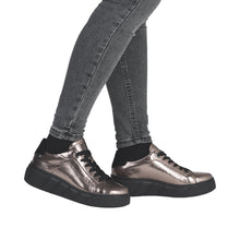 Load image into Gallery viewer, RIEKER - W2601-91 - LACE UP SNEAKER STYLE SHOE - Metallic