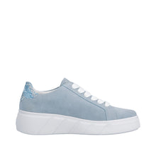 Load image into Gallery viewer, RIEKER - W2605-12 - LACE UP/ZIP SNEAKER STYLE SHOE - Blue
