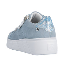Load image into Gallery viewer, RIEKER - W2605-12 - LACE UP/ZIP SNEAKER STYLE SHOE - Blue