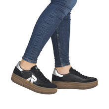 Load image into Gallery viewer, RIEKER - W3700-00 -  LACE UP SNEAKER TRAINER - Black