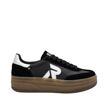 Load image into Gallery viewer, RIEKER - W3700-00 -  LACE UP SNEAKER TRAINER - Black
