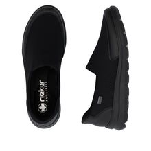 Load image into Gallery viewer, RIEKER - Z0054-00 - SLIP ON TRAINER (Water Resistant) - Black