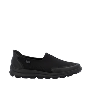 RIEKER - Z0054-00 - SLIP ON TRAINER (Water Resistant) - Black