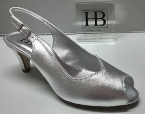HB Italia - B272 SHOE/SANDAL - Argento Saffiano (Silver)