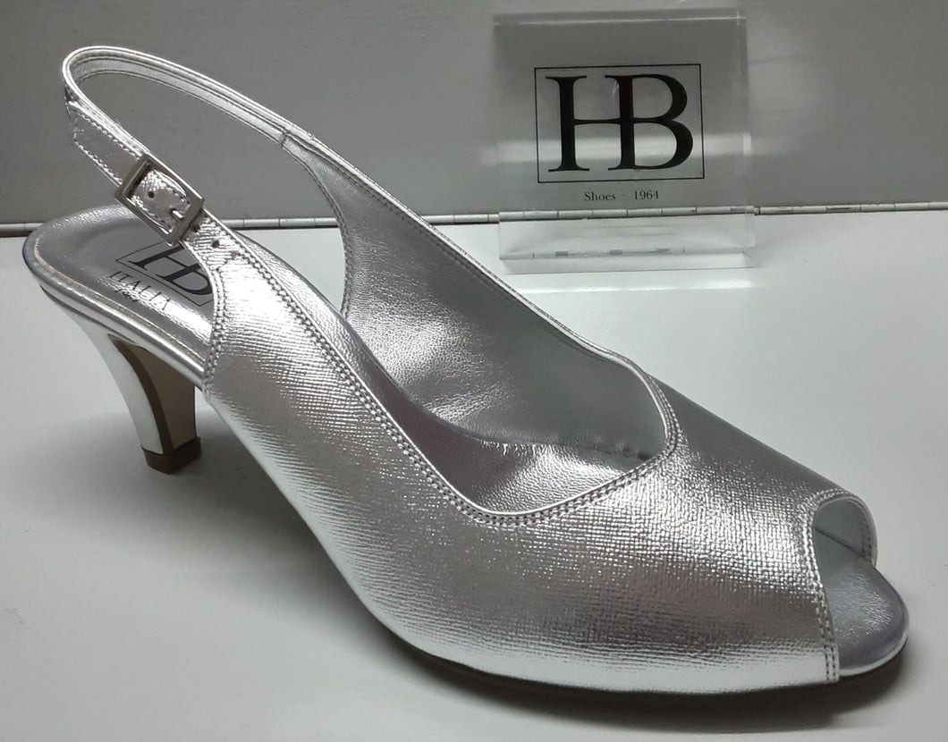HB Italia - B272 SHOE/SANDAL - Argento Saffiano (Silver)