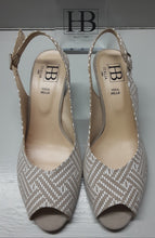 Load image into Gallery viewer, HB Italia - B272 SHOE/SANDAL - Beige/White Intreccio