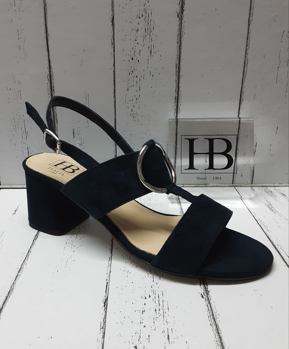 HB Italia - F1292 - VENEZIA SUEDE SANDAL - Navy