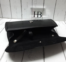 Load image into Gallery viewer, HB Italia - CLAUDIA CLUTCH BAG - Black Matt Leather