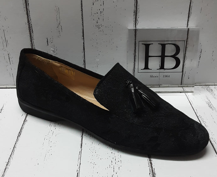 HB Italia - 852 - ANTRACITE PIZZO LOAFER - 7952 - Black